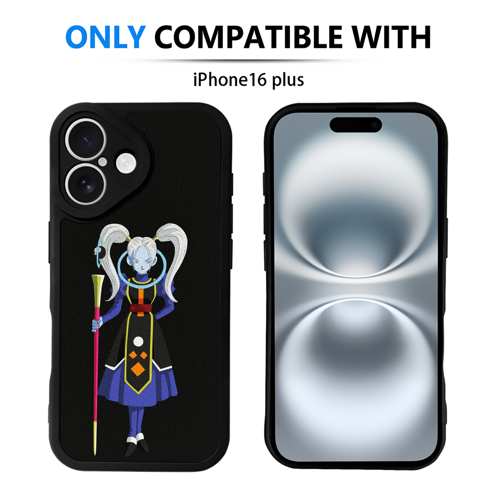 （画像用） ドラゴンボール DRAGON BALL 【iPhone 16シリーズ対応】シリコンスマホケース（レザー調） 材質：シリコン
